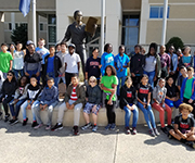 AVID students visit James Madison University