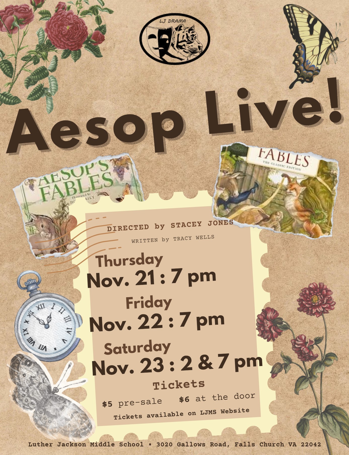 poster for Aesop Live! play